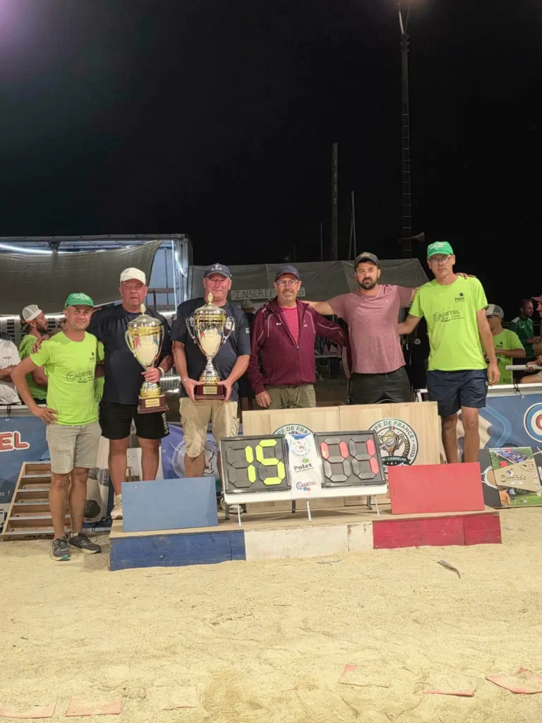 Finale de la coupe de France en doublettes à la fête du palet 2026 du Palet club de Lanrelas